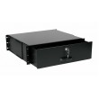 Equip Lockable Drawer 19', 3U, RAL9005 Black