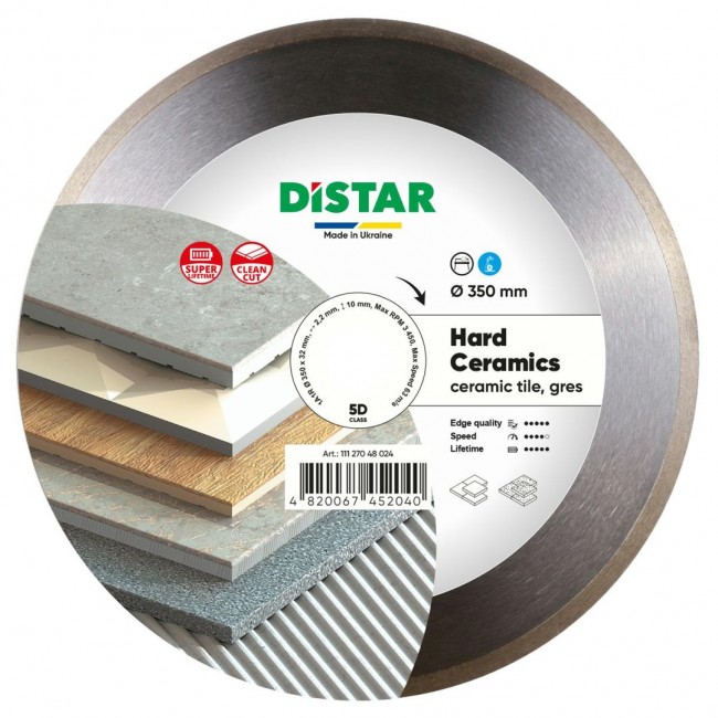Diamond blade Distar Hard Ceramics 350x2.2x10x32