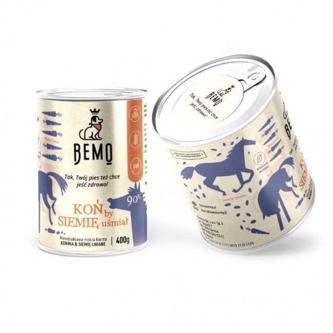 BEMO Ko by siemię u mia Mono - wet dog food - 400g