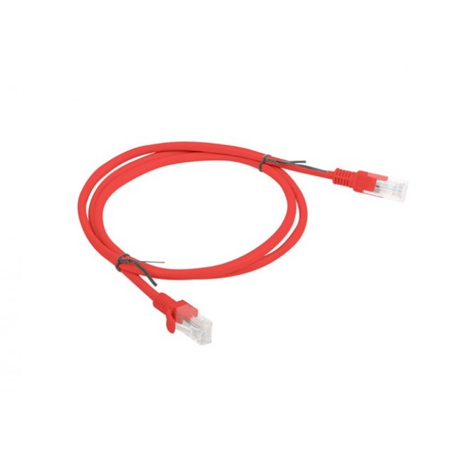 LANBERG PATCHCORD RJ45 CAT. 5E UTP 1M RED LANBERG PATCHCORD RJ45 CAT. 5E UTP 1M RED