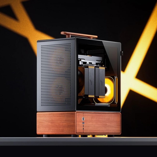 Jonsbo T7 Midi Tower Black, Wood Jonsbo T7 Midi Tower Black, Wood