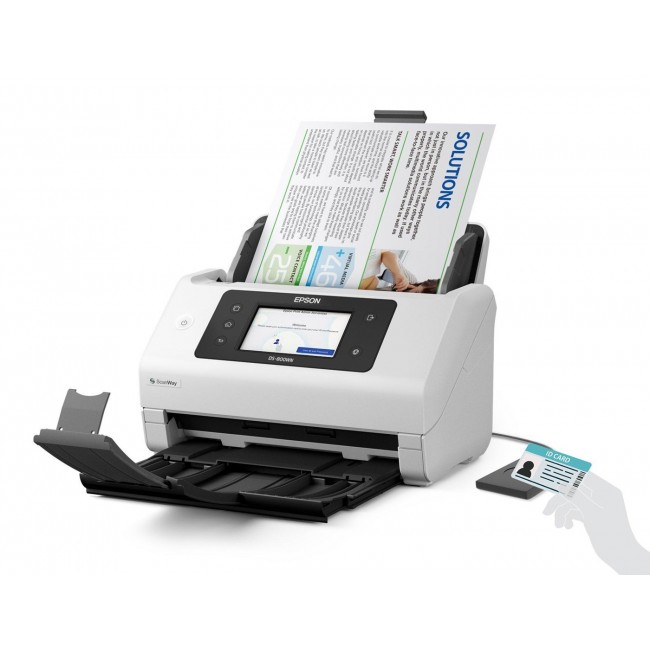 Epson WorkForce DS-800WN Sheet-fed scanner 600 x 600 DPI A4 White Epson WorkForce DS-800WN Sheet-fed scanner 600 x 600 DPI A4 White
