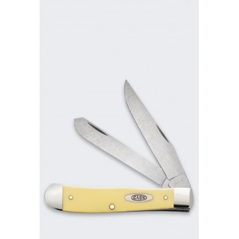 Case Trapper Pocket Knife SS Yellow