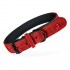 ZOLUX Komfort Leather, red color dog collar 50cm