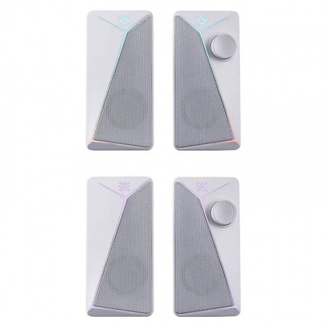 DEFENDER J5 2.0 6 W LED USB speakers white DEFENDER J5 2.0 6 W LED USB speakers white