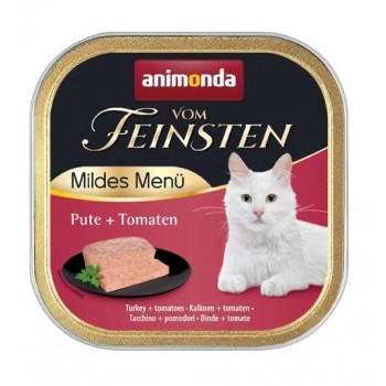 ANIMONDA vom Feinsten Mildes Menu Turkey with tomatoes - wet cat food - 100 g