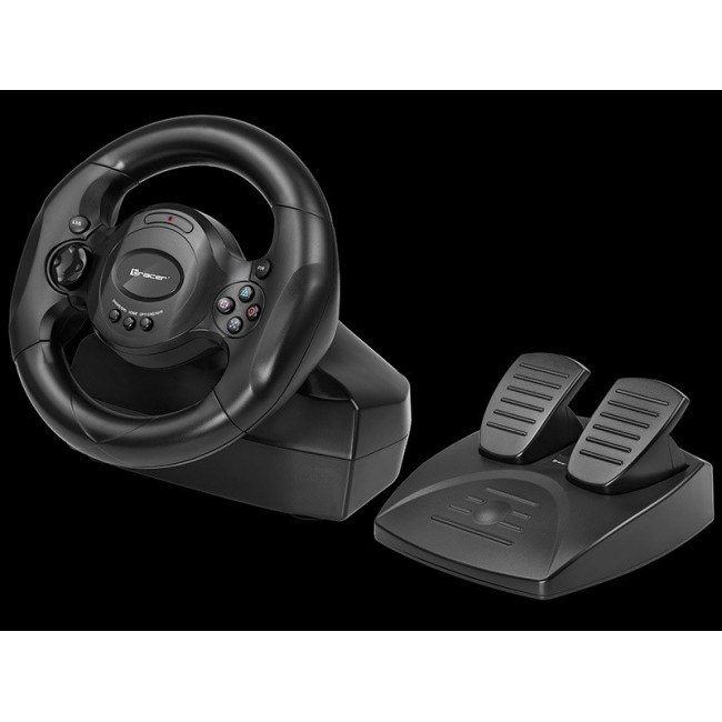 Tracer Rayder 4 in 1 Black Steering wheel PC, PlayStation 4, Playstation 3, Xbox One Tracer Rayder 4 in 1 Black Steering wheel PC, PlayStation 4, Playstation 3, Xbox One