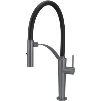 Kitchen faucet with flexible spout - 2 types of spray