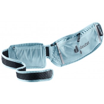 Deuter Shortrail I waist bag Polyamide, Polyester fiberfill, Polyethylene terephthalate (PET) Cyan