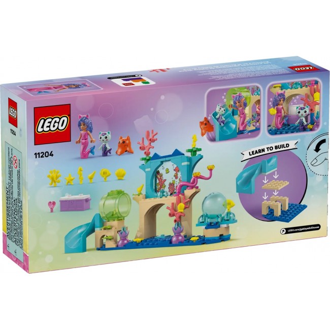 LEGO GABBY S DOLLHOUSE 11204 Mermaid Gabby's Aquarium Adventure LEGO GABBY S DOLLHOUSE 11204 Mermaid Gabby's Aquarium Adventure