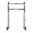 Aluminium rehabilitation tri-functional walker