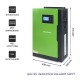 Qoltec 53887 Hybrid Solar Inverter Off-Grid 5,5kW | 100A | 48V | MPPT | Sinus Qoltec 53887 Hybrid Solar Inverter Off-Grid 5,5kW | 100A | 48V | MPPT | Sinus