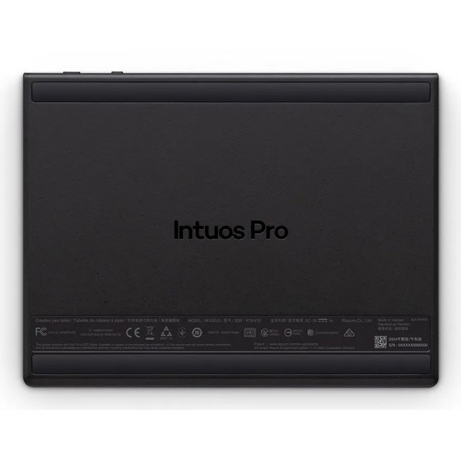 Wacom Intuos Pro Small 2025 graphic tablet Black 187 x 105 mm USB/Bluetooth