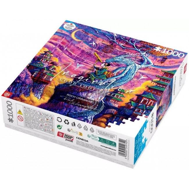Puzzle Good Loot Imagination - Roch Urbaniak: Sakura & Ryu 1000 pc(s) Puzzle Good Loot Imagination - Roch Urbaniak: Sakura & Ryu 1000 pc(s)