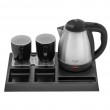 Adler AD 1354 Hotel kettle stainless steel 1.2 L + tray with cups black, steel Adler AD 1354 Hotel kettle stainless steel 1.2 L + tray with cups black, steel