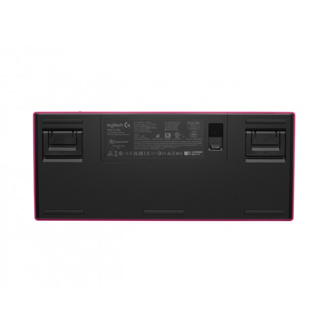 Logitech G PRO X TKL keyboard Gaming RF Wireless + Bluetooth QWERTY US International Magenta