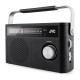 JVC RA-E315B Portable radio Black