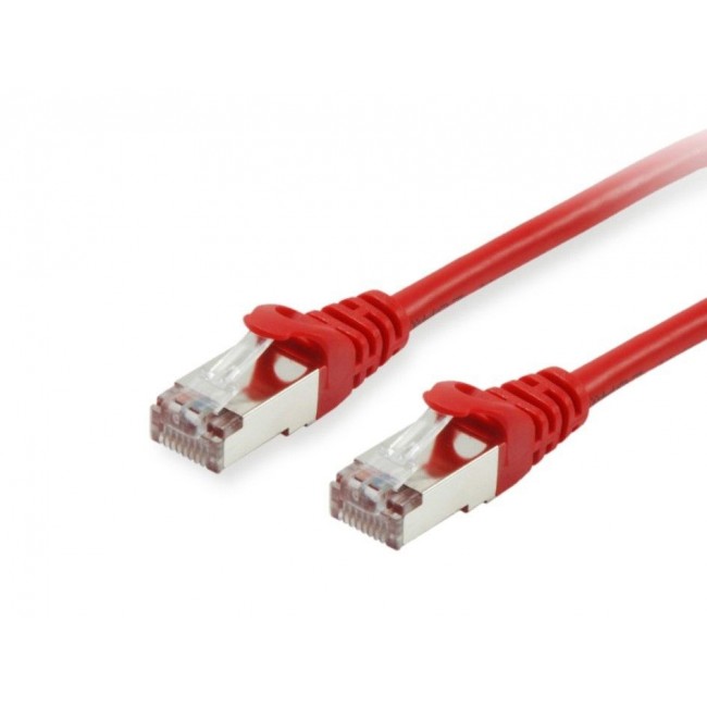 Equip Cat.6A S/FTP Patch Cable, 30m, Red