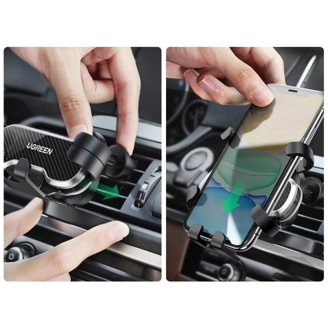 Ugreen 6957303888719 holder Passive holder Mobile phone/Smartphone, Navigator Black