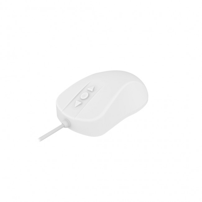 Contour Design Active Key Contour ClassicClean Medical Mouse IP68 5-Button Wired White PMH1