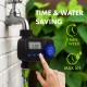 GreenBlue electronic irrigation controller, programmer, 2x1.5V AA power supply, GB390