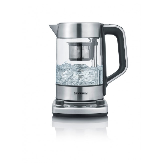 Severin WK 3422 electric kettle 1.7 L 3000 W Stainless steel