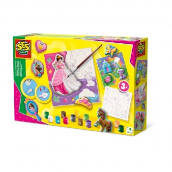 SES plaster casts + canvases for painting 01349 13493