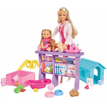 Steffi Vet Doll with Simba Accessories
