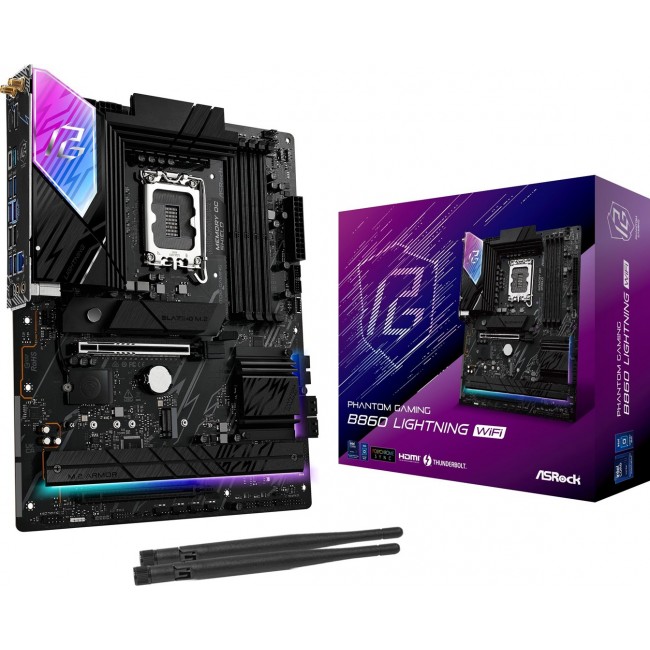 Motherboard - ASRock B860 Lightning WiFi Motherboard - ASRock B860 Lightning WiFi