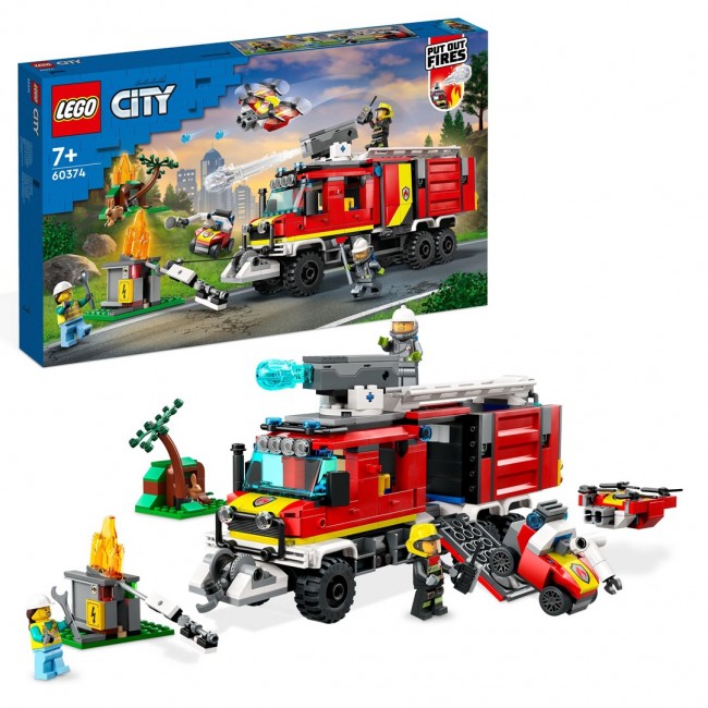 LEGO CITY 60374 FIRE COMMAND TRUCK LEGO CITY 60374 FIRE COMMAND TRUCK