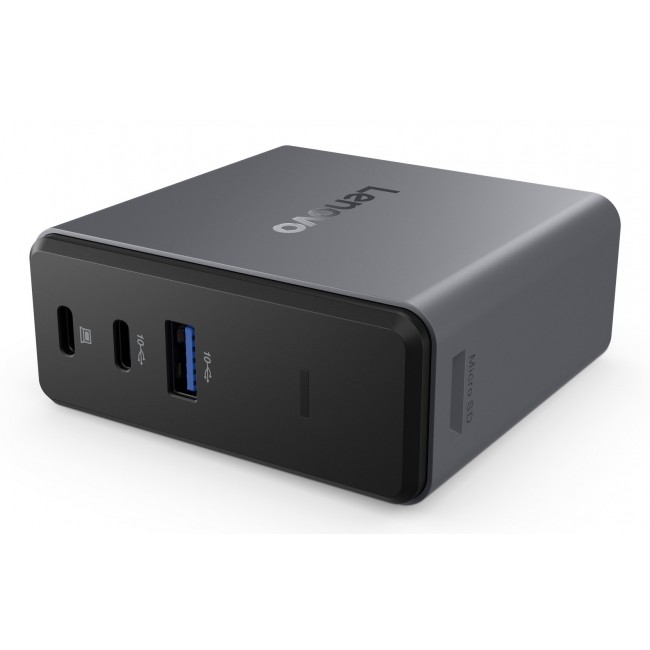 Lenovo X9 Charging GaN Dock Wired USB 3.2 Gen 2 (3.1 Gen 2) Type-C Grey
