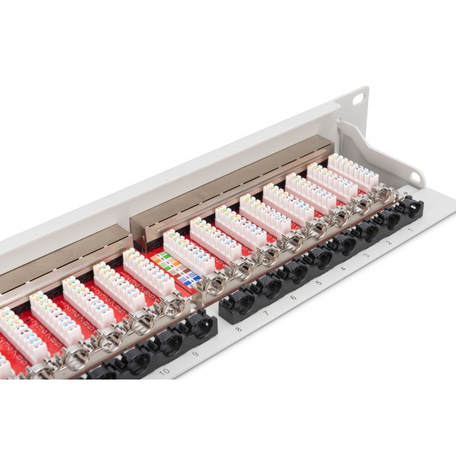 Digitus CAT 6A, Class EA Patch Panel, shielded