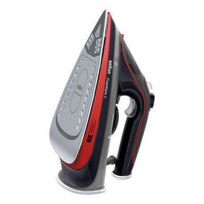 Braun TexStyle 5 SI 5057 RD Steam iron Ceramic soleplate 2700 W Black, Red