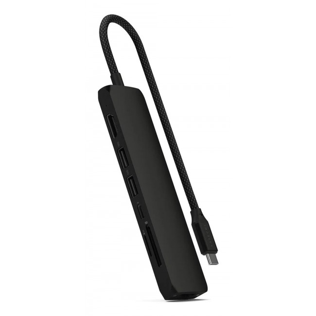 Satechi ST-P7SK interface hub USB Type-C 10000 Mbit/s Black Satechi ST-P7SK interface hub USB Type-C 10000 Mbit/s Black