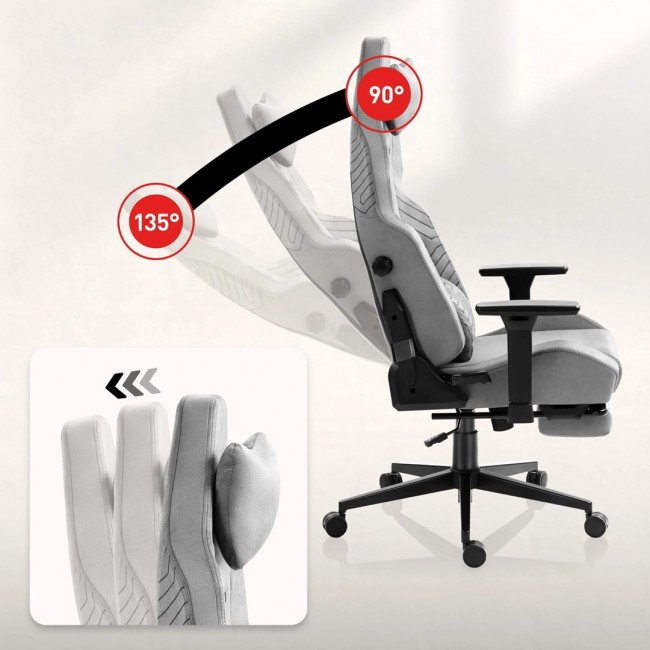 Huzaro Force 8.1 Grey Gaming Chair