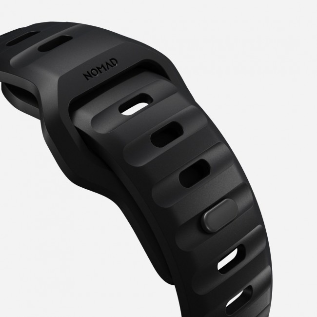 Nomad Sport Strap Band Black Aluminium, Rubber