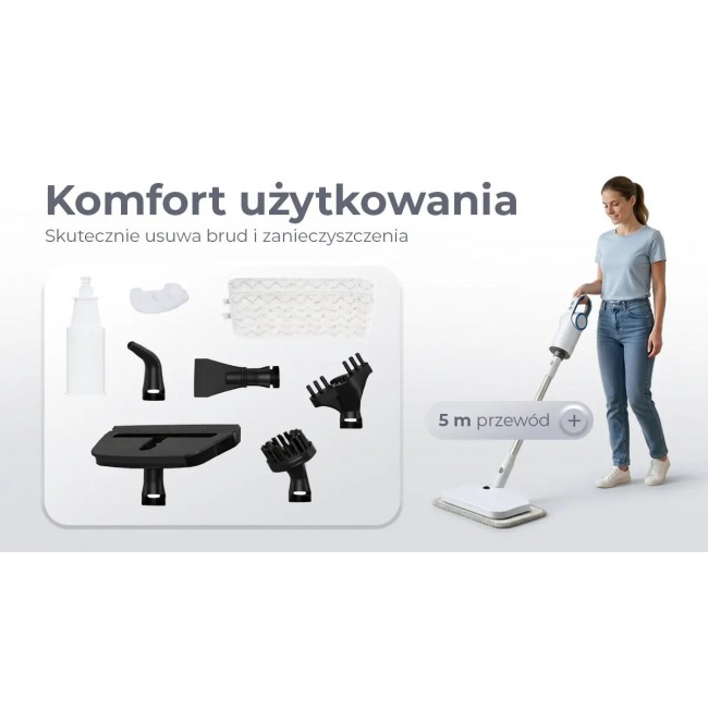 Extralink HOME ODKURZACZ PAROWY 1500W R-357 Extralink HOME ODKURZACZ PAROWY 1500W R-357