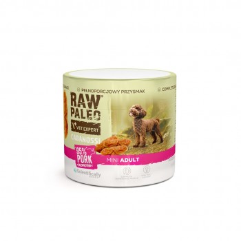 VETEXPERT Raw Paleo Cabanossi Pork Mini - dog treat - 100g