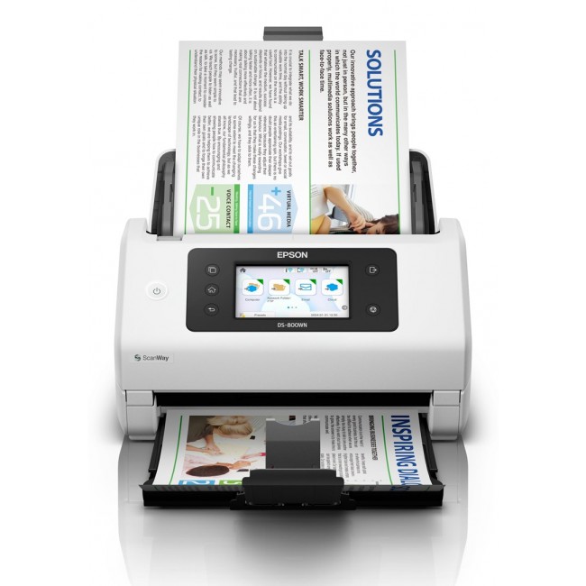 Epson WorkForce DS-800WN Sheet-fed scanner 600 x 600 DPI A4 White Epson WorkForce DS-800WN Sheet-fed scanner 600 x 600 DPI A4 White