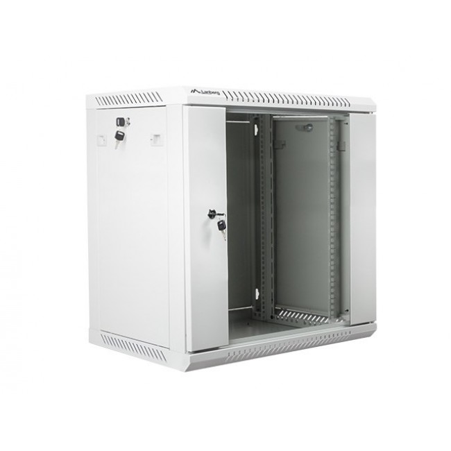 Lanberg WF01-6412-10S rack cabinet 12U Wall mounted rack Grey Lanberg WF01-6412-10S rack cabinet 12U Wall mounted rack Grey