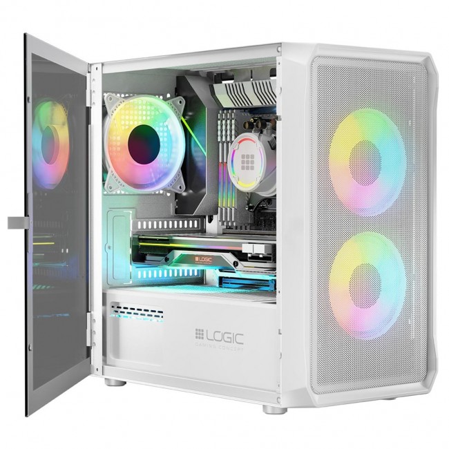 Logic PORTOS ARGB MINI USB 3.0 Case White Logic PORTOS ARGB MINI USB 3.0 Case White