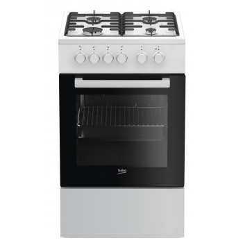 Beko FSS52020DW cooker Freestanding cooker Gas White A