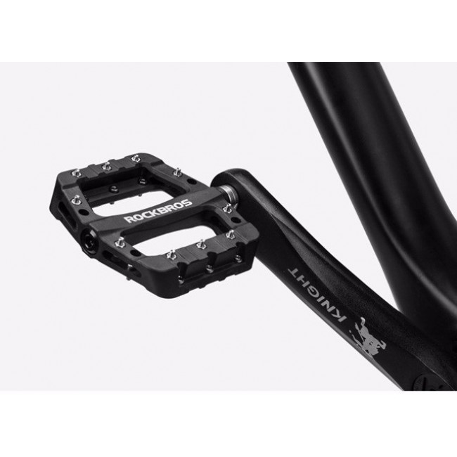 Rockbros 2017-12CBK Nylon cycle pedal set - Black Rockbros 2017-12CBK Nylon cycle pedal set - Black