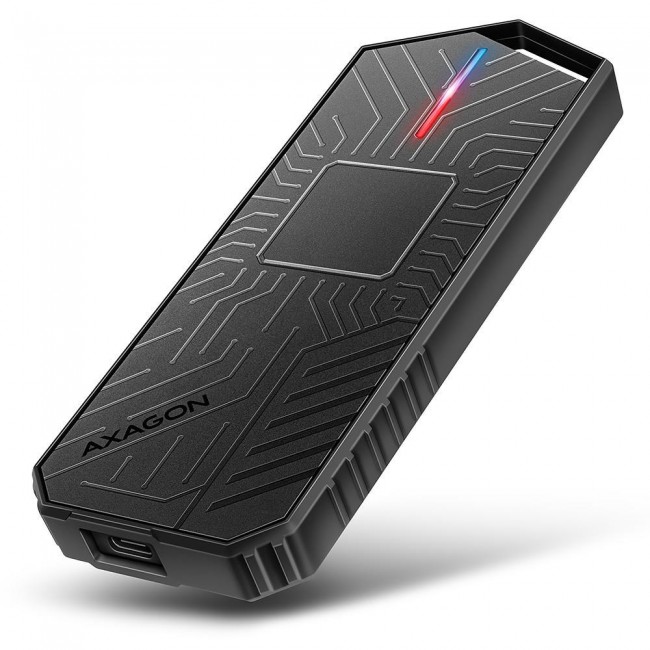 Axagon EEM2-GAM, USB-C 10Gbps - NVMe & SATA SSD GAME M.2 box, bezšroubkov SSD enclosure Black Axagon EEM2-GAM, USB-C 10Gbps - NVMe & SATA SSD GAME M.2 box, bezšroubkov SSD enclosure Black