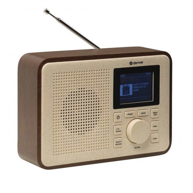 Denver DAB-60DW Portable Analog & digital Wood Denver DAB-60DW Portable Analog & digital Wood
