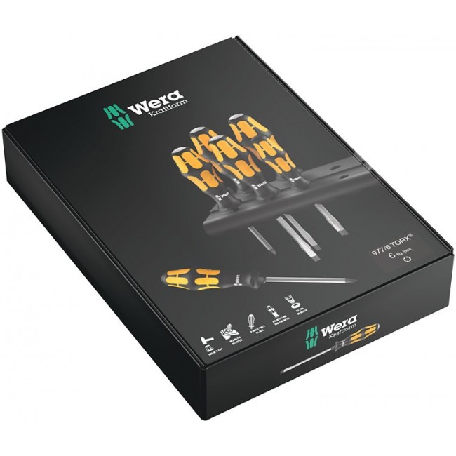 Wera 05024410001 manual screwdriver Set Straight screwdriver