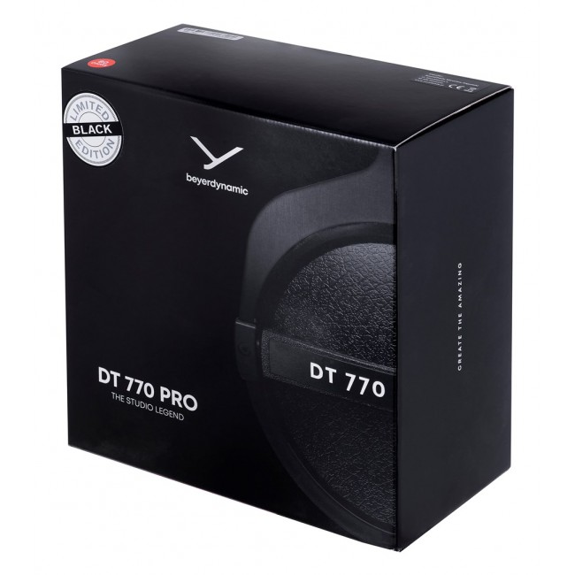 Beyerdynamic DT 770 Pro Black Limited Edition - closed studio headphones Beyerdynamic DT 770 Pro Black Limited Edition - closed studio headphones