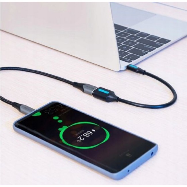 Vention USB 3.1(Gen 1) C Male to A Female OTG Cable 0.15M Black PVC Type Vention USB 3.1(Gen 1) C Male to A Female OTG Cable 0.15M Black PVC Type
