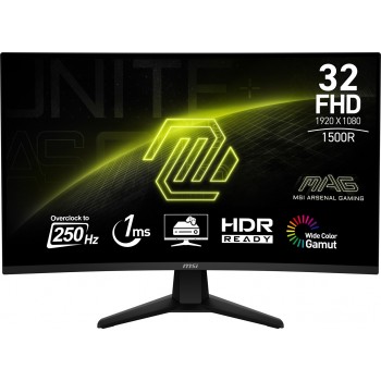 MSI MAG 32C6X computer monitor 80 cm (31.5