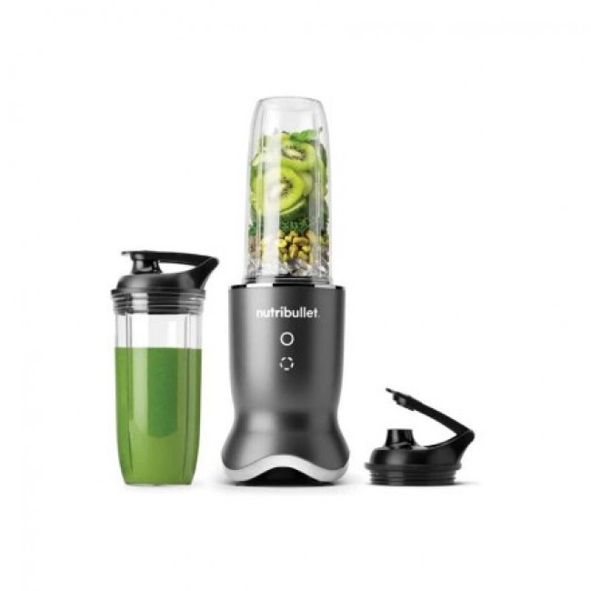 NutriBullet NB1206DGCC 0.9 L Tabletop blender 1200 W Black, Transparent